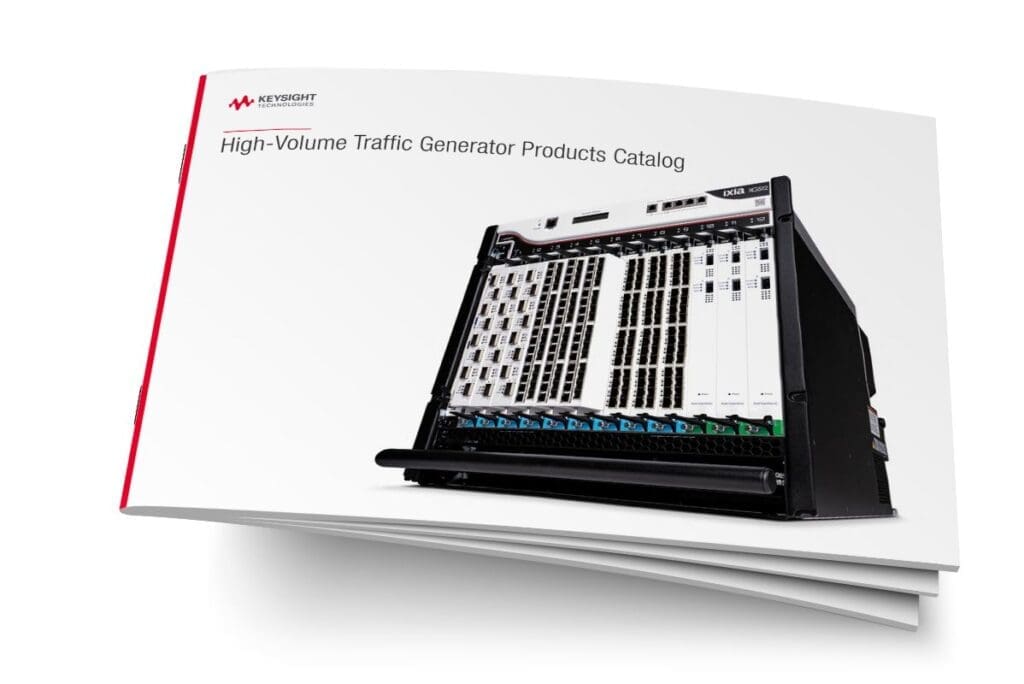 High Volume Traffic Generator Catalog Cover - Updated Ixia Load Module Inventory Price List For November
