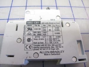 LOT OF 18 Allen Bradley 1492-GHXXX Circuit Breakers VARIOUS AMPS