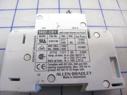 Lot Of 18 Allen Bradley 1492-Ghxxx Circuit Breakers Various Amps