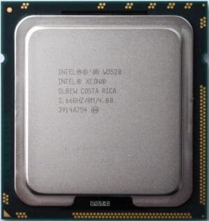 LOT OF 6 EACH - Intel Xeon W3520 2.66GHz Quad-Core (AT80601000741AB) Processor