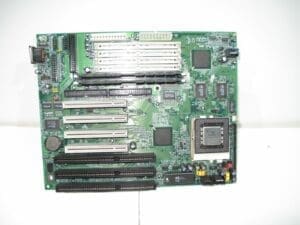 DFI 586ITBD Rev B Motherboard WITH PENTIUM CPU AND MEMORY