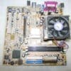Fic Vg33, 53-80801-16 Motherboard With 2.80Ghz Pentium 4 + Heat-Sink And Fan