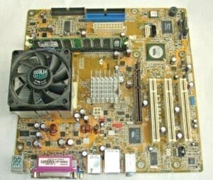 HP 5187-4913 A7V8X-LA / AMD SEMPRON CPU + 1GB. RAM + H/S AND FAN