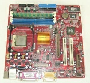 ECS P4S5MG/GL+ MOTHERBOARD / INTEL PENTIUM SL5TK CPU + 1GB RAM