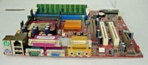 ECS P4S5MG/GL+ MOTHERBOARD / INTEL PENTIUM SL5TK CPU + 1GB RAM
