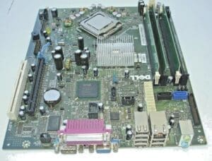 DELL 0PU052 MOTHERBOARD + INTEL CORE DUO SLA9V CPU + 3GB RAM