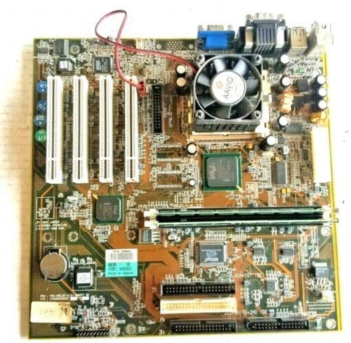 Pwa-Shelby 316698200002 Motherboard + Intel C Sl3Fy Cpu+ 256Mb Ram + H/S &Amp; Fan