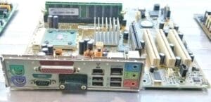 HP 5187-4913 MOTHERBOARD + AMD SEMPRON CPU + 512MB RAM + I/O PLATE