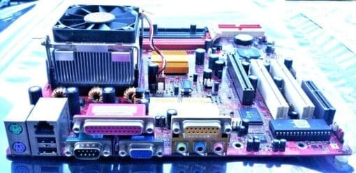 Ps2-Kbms1 V3.1 Motherboard + 2.8Ghz Intel Pentium 4 Sl6Pf Cpu + H/S &Amp; Fan