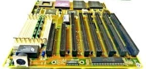 JOINDATA SYSTEMS G486SLC-4 MOTHERBOARD + INTEL 25MHz i486 SX A80486SX-25 CPU