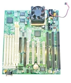 BCM SQ575 MOTHERBOARD + 233MHz AMD-K6 233ANR CPU +H/S & FAN