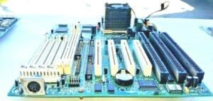 BCM SQ575 MOTHERBOARD + 233MHz AMD-K6 233ANR CPU +H/S & FAN
