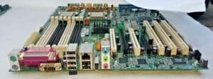 HP 347241-004 MOTHERBOARD + 2 INTEL XEON 3.4 GHZ SL7PG CPU'S
