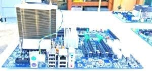 HP 460839-002 MOTHERBOARD + 2.93GHz INTEL XEON SLBEX CPU + H/S & FAN
