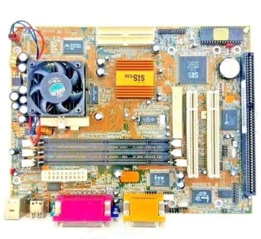 Asus Tx97-Le Motherboard + Intel Pentium 200Mhz Sy060 Cpu + 64Mb Ram + H/S &Amp; Fan