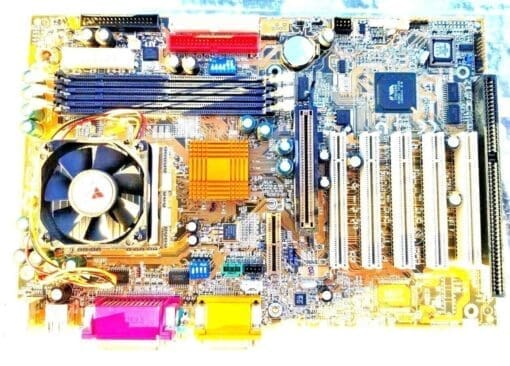 Asus Tx97-Le Motherboard + Intel Pentium 200Mhz Sy060 Cpu + 64Mb Ram + H/S &Amp; Fan