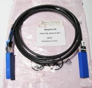 AMPHENOL 400GBASE-R PASSIVE COPPER OSFP TO OSFP CABLE 2M LONG NDVVJF-0011