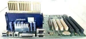 COMPAQ 332857-001 MOTHERBOARD + INTEL PENTIUM II 266MHz SL2HE CPU + H/S & FAN