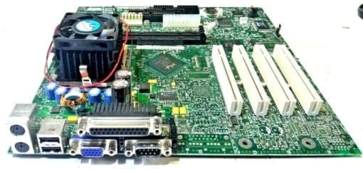 Dell Aa A53824-302 Motherboard + Intel Celeron 800Mhz Sl4Tf Cpu + H/S &Amp; Fan