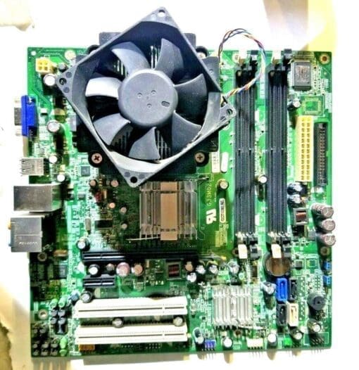 Dell 0Ry007 Motherboard + 2.0Ghz Intel Dual Core Sla8Y Cpu + H/S &Amp; Fan