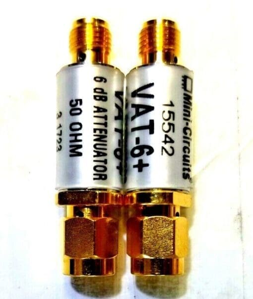 Mini-Circuits 15542 Vat-6+ 6 Db 50 Ohm Sma Attenuator X2