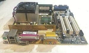 ASUS A7M266-M MOTHERBOARD + 1.3GHz AMD ATHLON A1300AMS3B CPU +384MB RAM +H/S&FAN