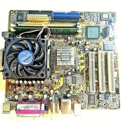 Asus P4Gv-La Motherboard + 2.8Ghz Intel Celeron D Sl7Nw Cpu+256Mb Ram +H/S &Amp; Fan
