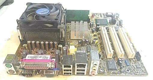 Asus P4Gv-La Motherboard + 2.8Ghz Intel Pentium 4 Sl7E5 Cpu+256Mb Ram +H/S &Amp; Fan