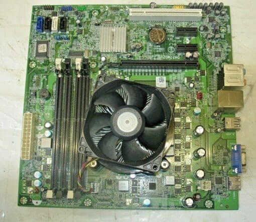 Dell 0C2Kjt Motherboard + Intel Pentium Slbms Cpu + H/S &Amp; Fan