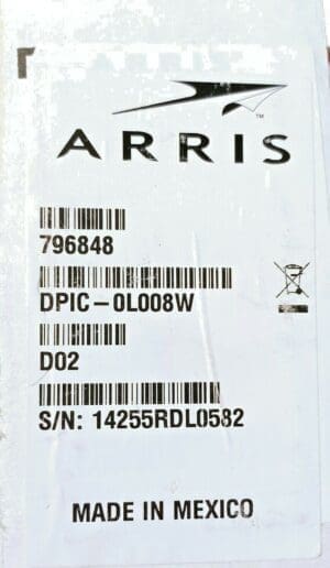Arris DPIC-0L008W 796848 PIC for DCAM low slot for E6000