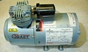 GAST 1HAE-10-M223X VACUME PUMP AND MOTOR ASSEMBLY