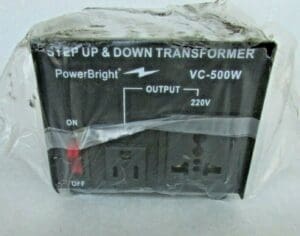 POWER BRIGHT STEP UP & DOWN TRANSFORMER VC-500W