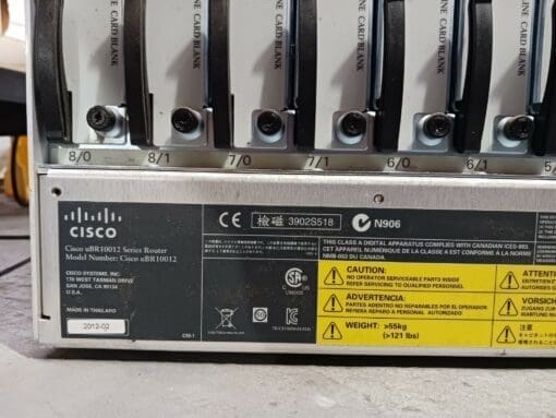 Cisco Ubr10012 Universal Broadband Router