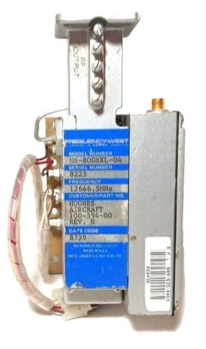 Frequency West Inc. microwave oscillator MS-800XEL-04 frequency 12646.5 MHz