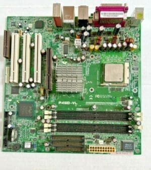 ASUS P4SD-VL MOTHERBOARD + INTEL PENTIUM 4 SL7E4 CPU