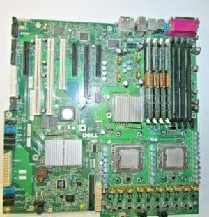 Dell Intel Dual Socket 771 Motherboard 0DT029 WITH DUAL XEON 5060 + 4GB RAM