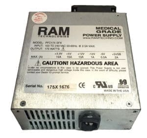 RAM Technologies 175W MEDICAL GRADE POWER SUPPLY PFC175 SFX