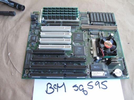 Sq595 Bcm Pentium/ 128Mb/ Dram/ 2-Pci/ Pci At Motherboard + Includes Cpu &Amp; Ram