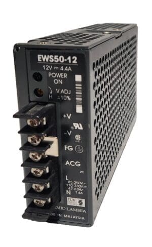 Nemic-Lambda EWS50-12 Power Supply / 12V-4.4A / 85-250V / 110-330V