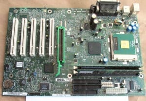 097UJY Dell Pentium-Iii System Board + INCLUDES CPU & 512MB RAM
