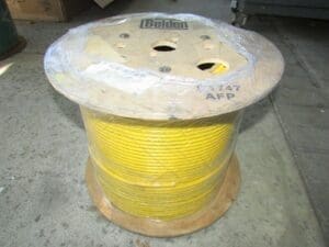 8281 Belden RG59 20 Awg. Analog Coaxial Cable 75 Ohm, 650 Foot Spool YELLOW