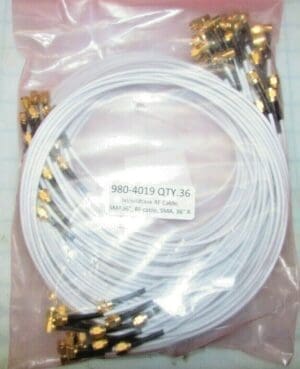 LOT OF 67 - IXIA 36" , 50 OHM RG316DS RF CABLE, SMA, 36" R 980-4019