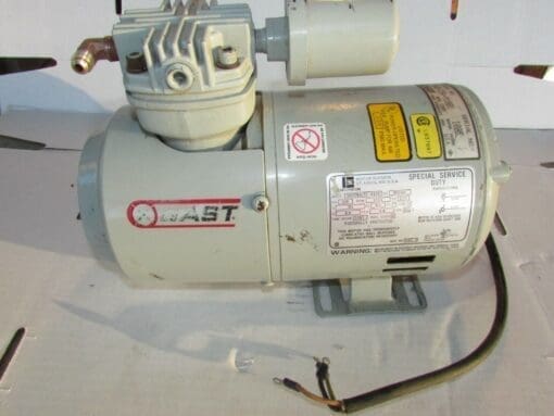 Gast 1Hab-35A-M100X Pump And Motor Assembly