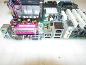 HP MOTHERBOARD 137001 REV. G + 2.80GHz INTEL CELERON CPU + HEATSINK AND FAN