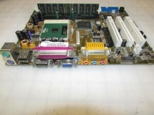 HP 5185-3110 ASUS CUW-AM MOTHERBOARD WITH 766 MHz CELERON + 128MB RAM