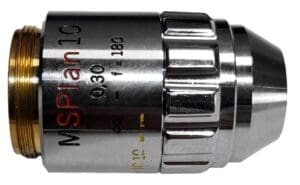Olympus MSPlan 10 0.30 ∞/- f=180 IC10 Microscope Objective Lens T6-104191