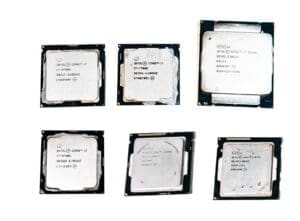 LOT OF 6 EACH i7 CPU's i7-9700K, i7-8700K, i7-7700K, i7-5820K, i7-4790K, i7-4770