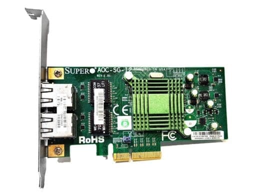 Aoc-Stgn-I2 Supermicro Rev 1.01 Dual Port 10 Gigabit Ethernet Card - Full Height