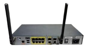 Cisco 1812W Integrated Services Router 341-0135-02 w/ 32MB Flash Card